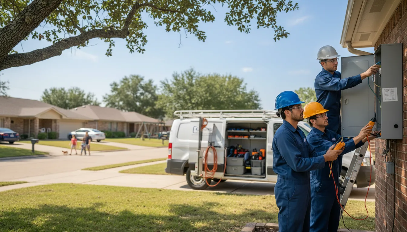Certified electrician providing emergency electrical services in Mabelvale, AR